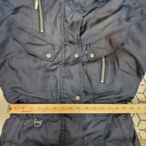 NEVICA NAVY BLUE VINTAGE SNOWSUIT, sz 12